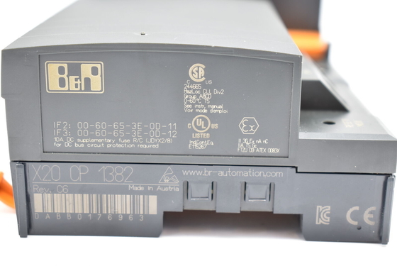PLC van X20CP1382 B&R X20 SYSTEEMcpu module Intel x86 400 Mhz compatibel met geïntegreerde I/O bewerker