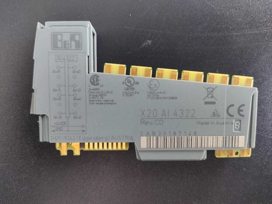 Het SYSTEEMplc van X20AI4322 B&amp;R X20 I/O Module 4 Analoge Input 0 tot 20 doctorandus in de letteren/4 tot 20 doctorandus in de letteren