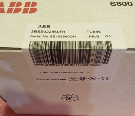 ABB TU846 3BSE022460R1 Advant 800xA Ondersteunende redundante I/O. Verticale montage van modules