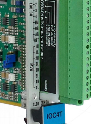 IOC4T 200-560-000-111 I/O-kaart fungeert als signaalinterface Machinery Protection and Basic Condition Monitoring