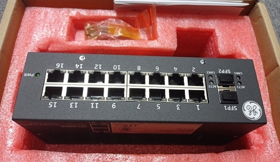 GE IS420ESWBH3A I/O-pakketmarkering VIeS Industriële Ethernet-switch GE Fanuc-module