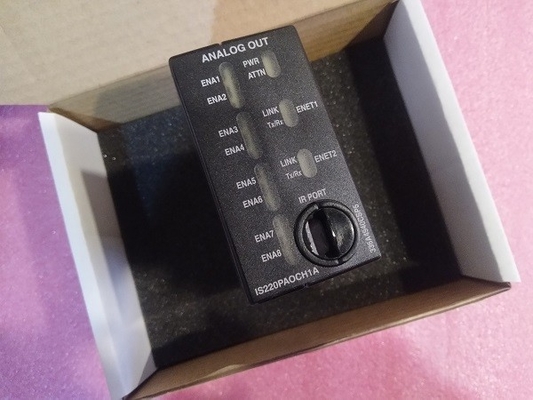 GE IS220PAOCH1A Mark VIe Analog Output Module 0-20 mA, tot 900 Ω PLC-module