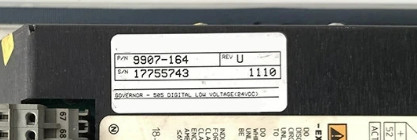 Woodward 9907-164 Digitale regelaar Turbine Control +24 Vdc op 1 A 505 platform
