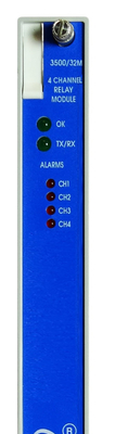 Bently Nevada 3500/32 125712-01 4-kanaal relais module bevat alarm drive logica