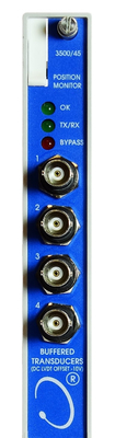 Bently Nevada 3500/45 176449-04 Positiemonitor accepteert input van nabijheidssensor