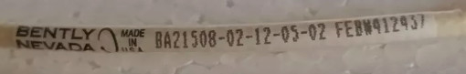 Bently Nevada 21508-02-12-05-02 7200 nabijheidstransducersystemen 8 mm omgekeerd gemonteerde sonde