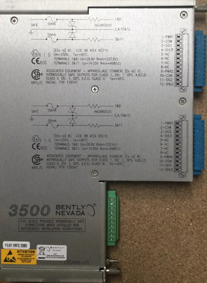 Bently Nevada 3500/42M-04-00 135489-01 I/O-module met interne barrière