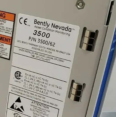 Bently Nevada 3500/62-01-00