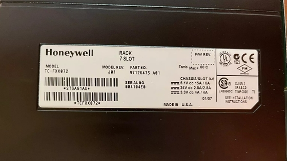 TC-FXX072 Honeywell 7 Slot Card Rack Chassis voor DCS-module PLC-module