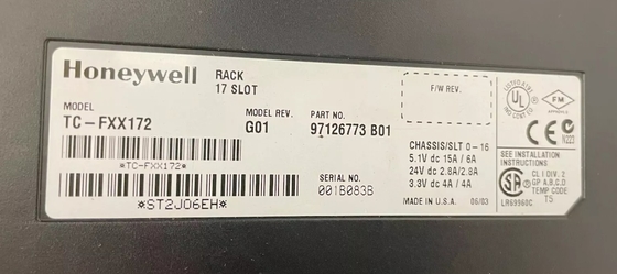 TC-FXX172 Honeywell Experion 17 Slot Rack Chassis voor DCS-onderdelen