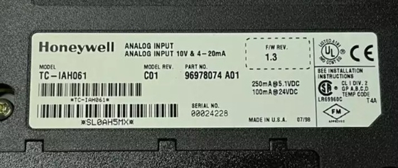 TC-IAH061 Honeywell Experion Analog Input Module PCL Module In voorraad