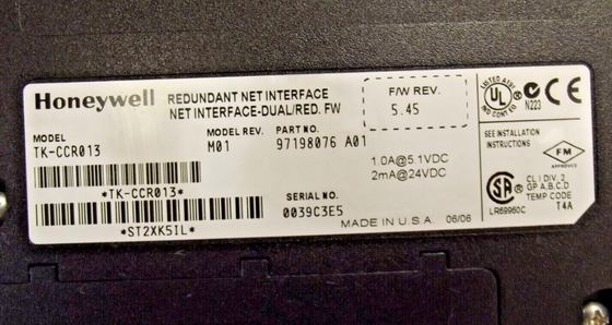 TK-CCR013 Honeywell Redundancy Network Interface Module geheel nieuw