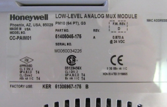 CC-PAIM01 Honeywell Low Level Mux IOTA Module Analoog Mux Module