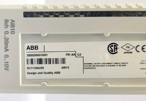 ABB AI810 3BSE008516R1 Analoog-invoermodule 8 kanalen-module 800XA PLC