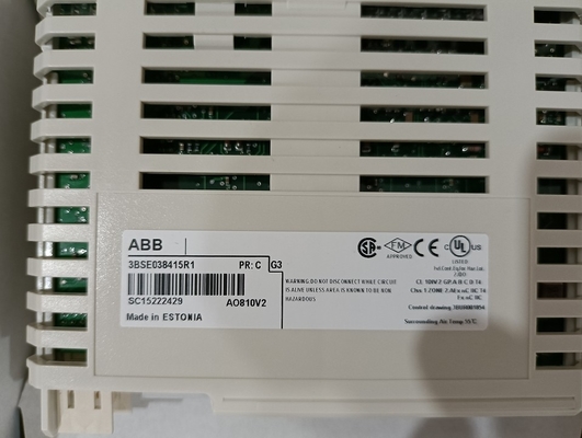 ABB AO810V2 3BSE038415R1 Analoog-uitgangsmodule S800 I/O-module 8 kanalen