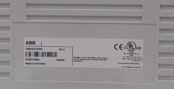 ABB TB840A 3BSE037760R1 Modulebus Optische Cluster Modem Voor 1+1 Redundante Bewerking