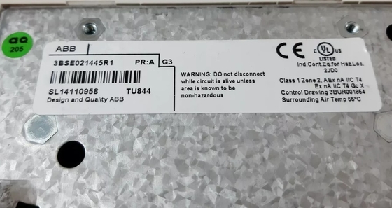 ABB TU844 3BSE021445R1 Redundante module-aansluiteenheid DCS-onderdelen PLC-module