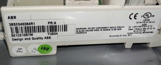 ABB TU834 3BSE040364R1 Uitgebreide I/O-module Beëindigingseenheid PLC-module