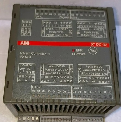 ABB 07DC92 GJR5252200R0101 Digitale I/O-module gedistribueerde automatisering PLC's