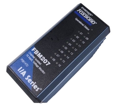 Foxboro FBM207 Spanningsmonitor / Contact Sense Input Modules ondersteunt 16 discrete inputsignalen