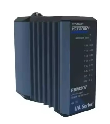 Foxboro FBM207 Spanningsmonitor / Contact Sense Input Modules ondersteunt 16 discrete inputsignalen