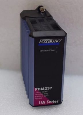 Foxboro FBM237 P0914XS Acht analoge uitgangskanalen 0-20 mA Signalen zijn elektrisch compatibel met HART-veldapparaten