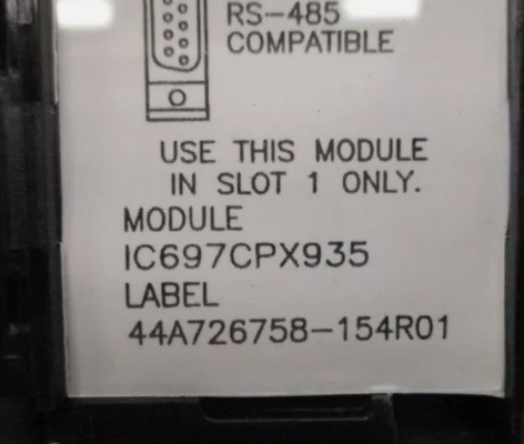 IC697CPX935 GE Single Slot CPU met drie seriële poorten 32 Bit Floating Point Central Processing Unit