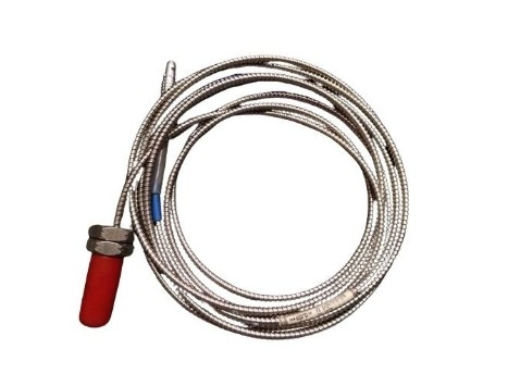 PR6424/010-100 EPRO M18 x 1,5 met metalen beschermingsbuis 40 mm mouwlengte
