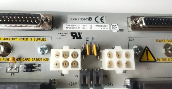 3A99266G01 Westinghouse Ovation Overgangspaneel met lokale ingang en uitgang