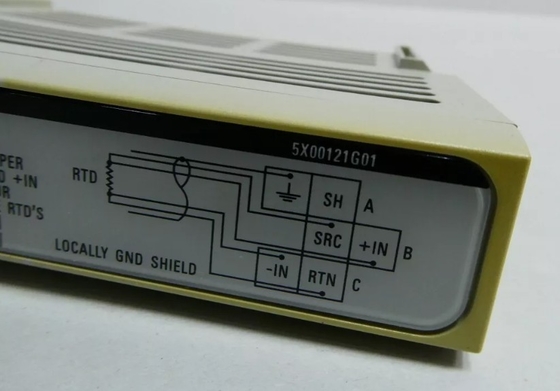 5X00121G01 Westinghouse Ovation 8 Kanalen RTD Terminal Block Bedrading Informatie