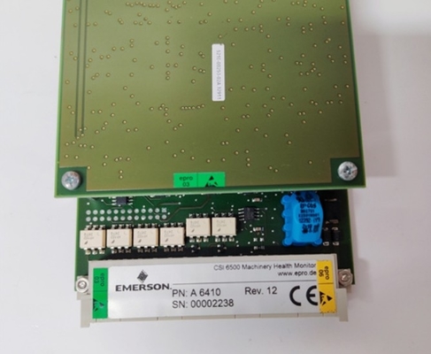 A6410 Emerson-klep- en behuizingsuitbreidingsmonitor voor AMS 6500 Machine Health Monitor