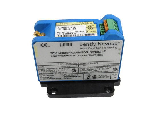18745-03 Bently Nevada 7200 XL 5 en 8 MM Proximitor Sensor Systems