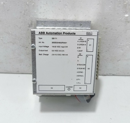 SB171 3BSE004802R1 ABB back-up stroomvoorziening 12V 4 Ah Voor industriële besturingssystemen