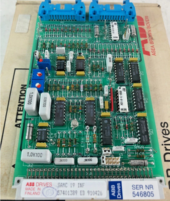 SAMC 19 INF 57401389 ABB MICROPROCESSOR Interface Card