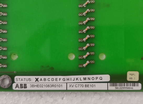 XVC770BE101 3BHE021083R0101 ABB HVD-kaart Gecoat