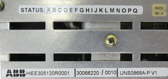 UNS0868A-P V1 HIEE305120R0001 ABB Ver. Een voedingsmodule