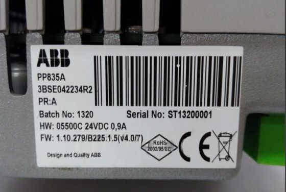PP835A 3BSE042234R2 ABB aanraakpaneel