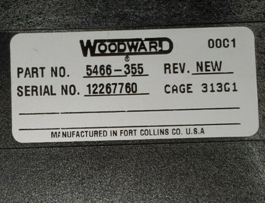 5466-355 Woodward Netcon Remote Chassis Transceiver-module