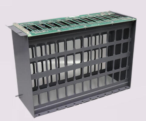 ABB Module Mounting Unit IEMMU01 voor Harmony Rack met 12 Rack Modules Ondersteuning 19 inch kast Compatibel en Multilayer PCB Backplane