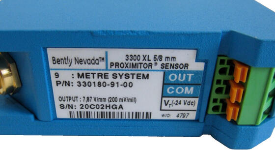 Bently Nevada 330180-91-00 3300 XL Proximitorsensor voor contactloze meting in wervelstroomsensorsysteem