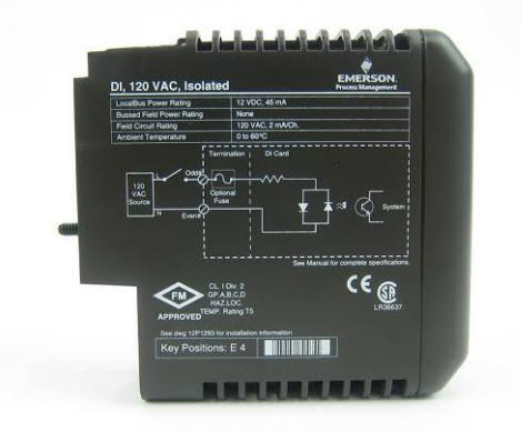 KJ3221X1-BA1 EMERSON HART Analog Output Module voor DeltaV DCS systeem.