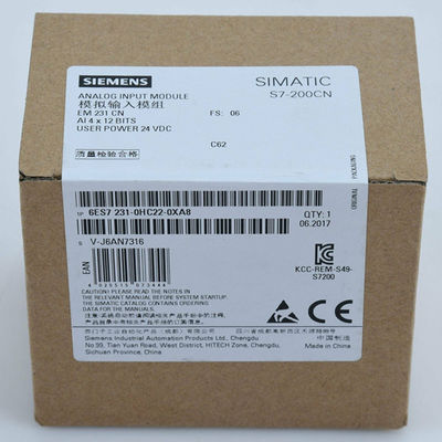 simatic Siemens s7-1200 cpu CN EM 231 van Siemens 6es7231-0hc22-0xa8 de Analoge Eenheid van de Inputmodule