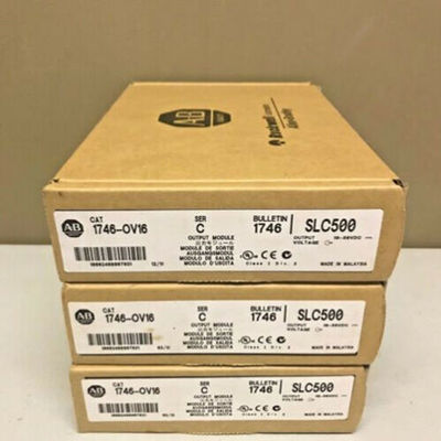 1746-OV16 van de het 16-kanaal gelijkstroom van Allen Bradley SLC500 de Gootsteen Outputmodule 10-50V gelijkstroom
