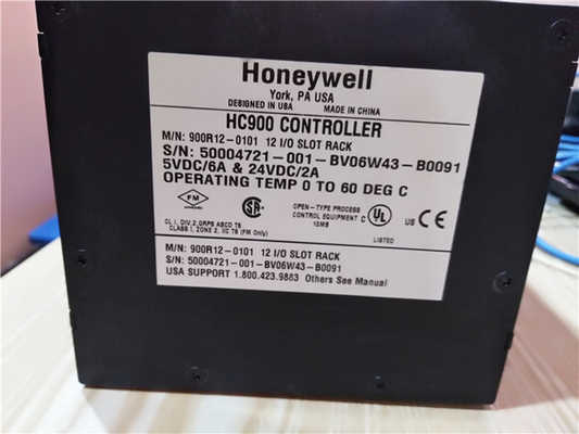 900R12-0101 Honeywell 12 het Controlemechanismeplc van het Groef I/O Rek HC900 Module