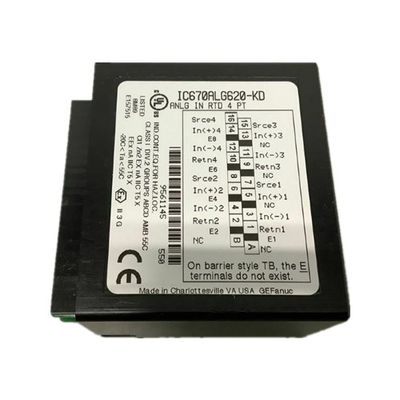 IC670ALG620 het Gebiedscontrole 4 van GE Fanuc GE de Analoge Input van Kanaaloto isoleerde 3 Draad General Electric
