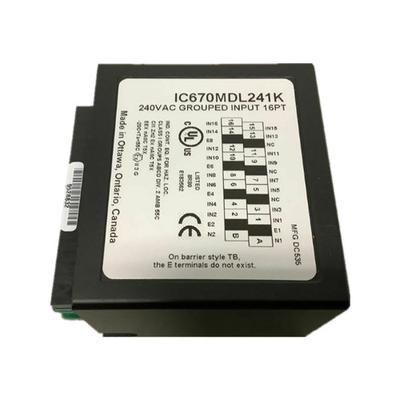 IC670MDL241 het Gebieds I/O 240 AC van GE Fanuc GE van de Afzonderlijke Inputvolts Module General Electric