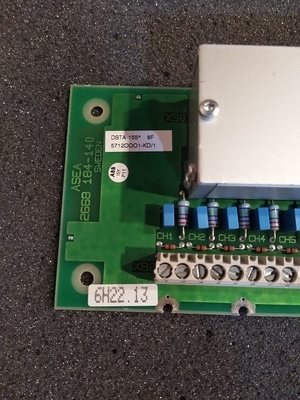 DSTA155P ABB S100 I/O Beëindigingseenheden Verbindingseenheid PLC Reserveonderdelen 3BSE018323R1​