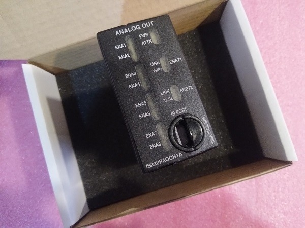 GE IS220PAOCH1A Mark VIe Analog Output Module 0-20 mA, tot 900 Ω PLC-module