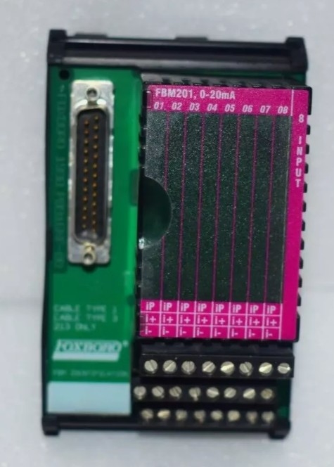 Foxboro P0916AA FBM201 /B/C/D Analoog Input Module bevat acht analoge invoerkanalen die A 2 draad accepteren