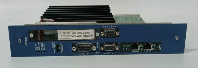 IC698CPE030 GE Central Processing Unit CPU communiceert met I/O en Smart Option Module
